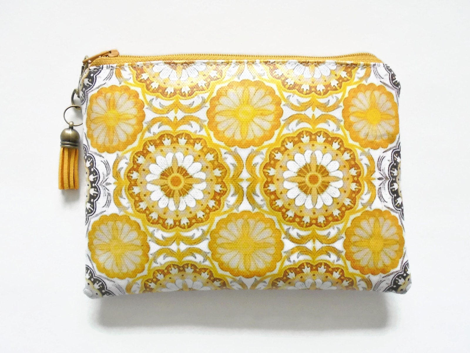 Gemusterte Geldbörse Aus Veganem Leder Schmale von JiggleMaWiggle