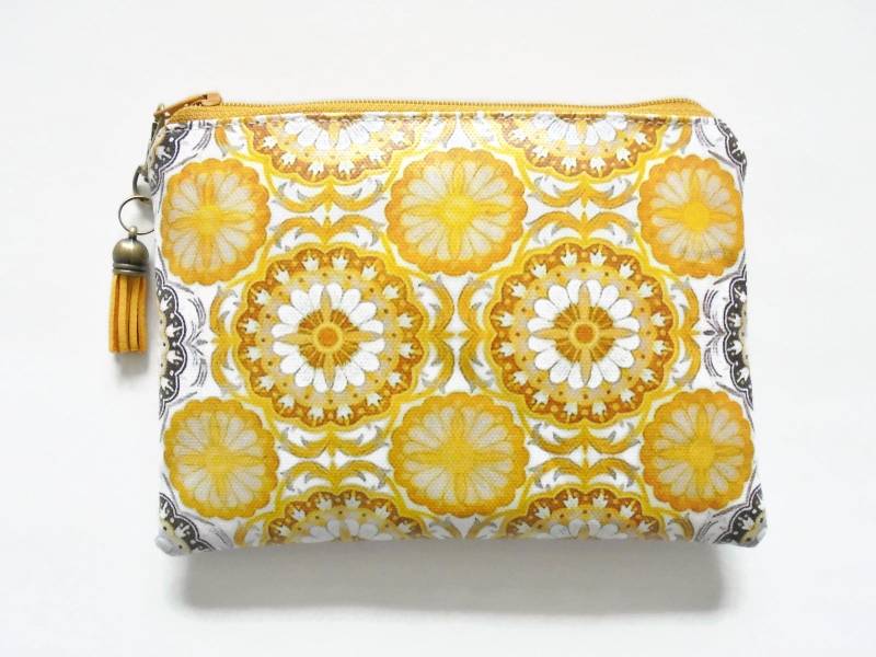 Gemusterte Geldbörse Aus Veganem Leder Schmale von JiggleMaWiggle