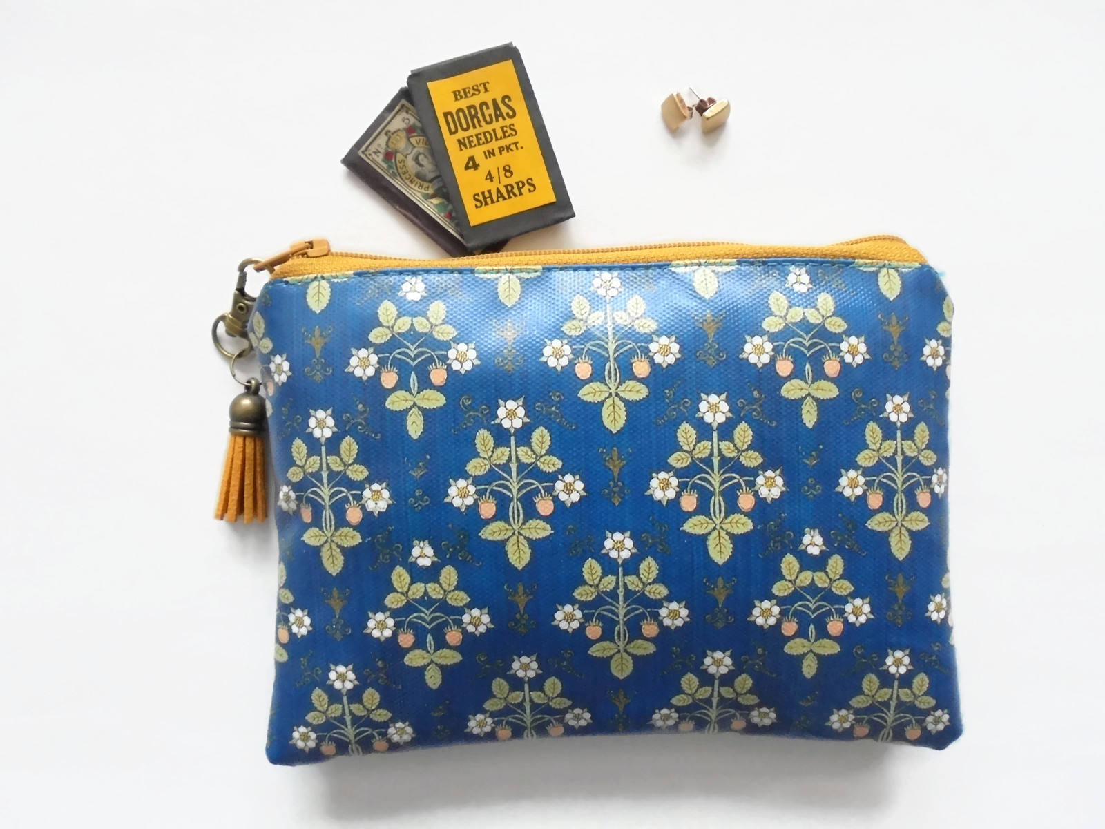 Gemusterte Vegan Kunstleder Geldbörse Schlanke Unisex Geldbörse von JiggleMaWiggle