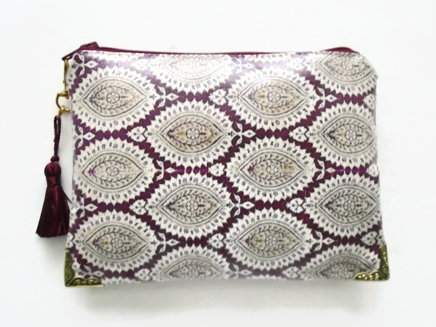 Gemusterte Vegan Kunstleder Geldbörse Schlanke Unisex Geldbörse von JiggleMaWiggle