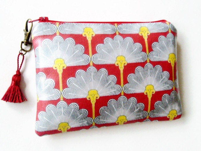 Gemusterte Vegan Kunstleder Geldbörse Schlanke Unisex Geldbörse von JiggleMaWiggle