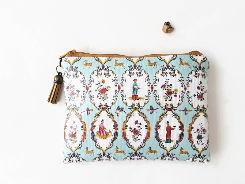 Gemusterte Vegan Kunstleder Geldbörse Schmaler Kartenhalter, Geldbörse von JiggleMaWiggle