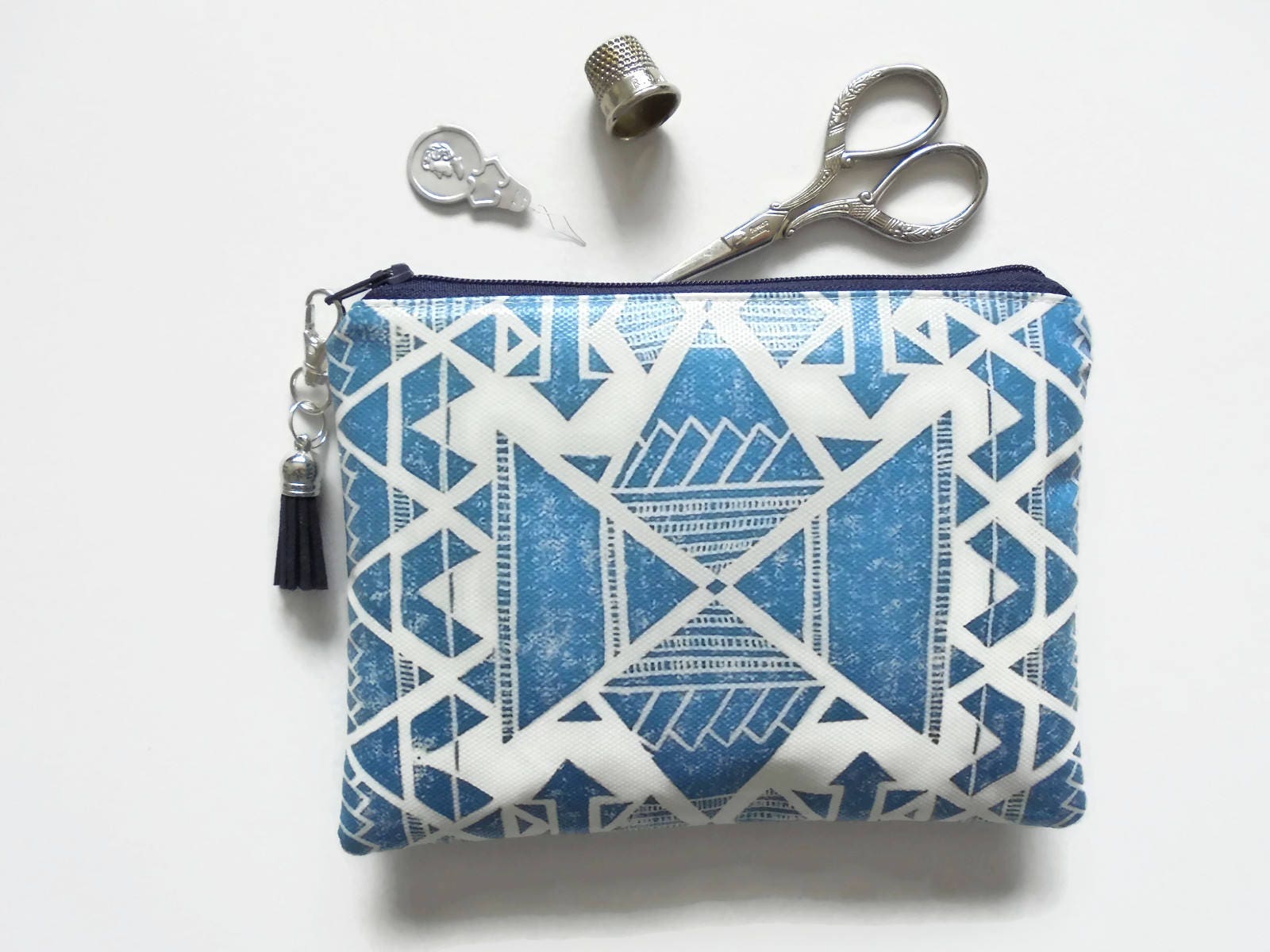 Portemonnaie Aus Kunstleder Schmale Geldbörse Mit Muster von JiggleMaWiggle