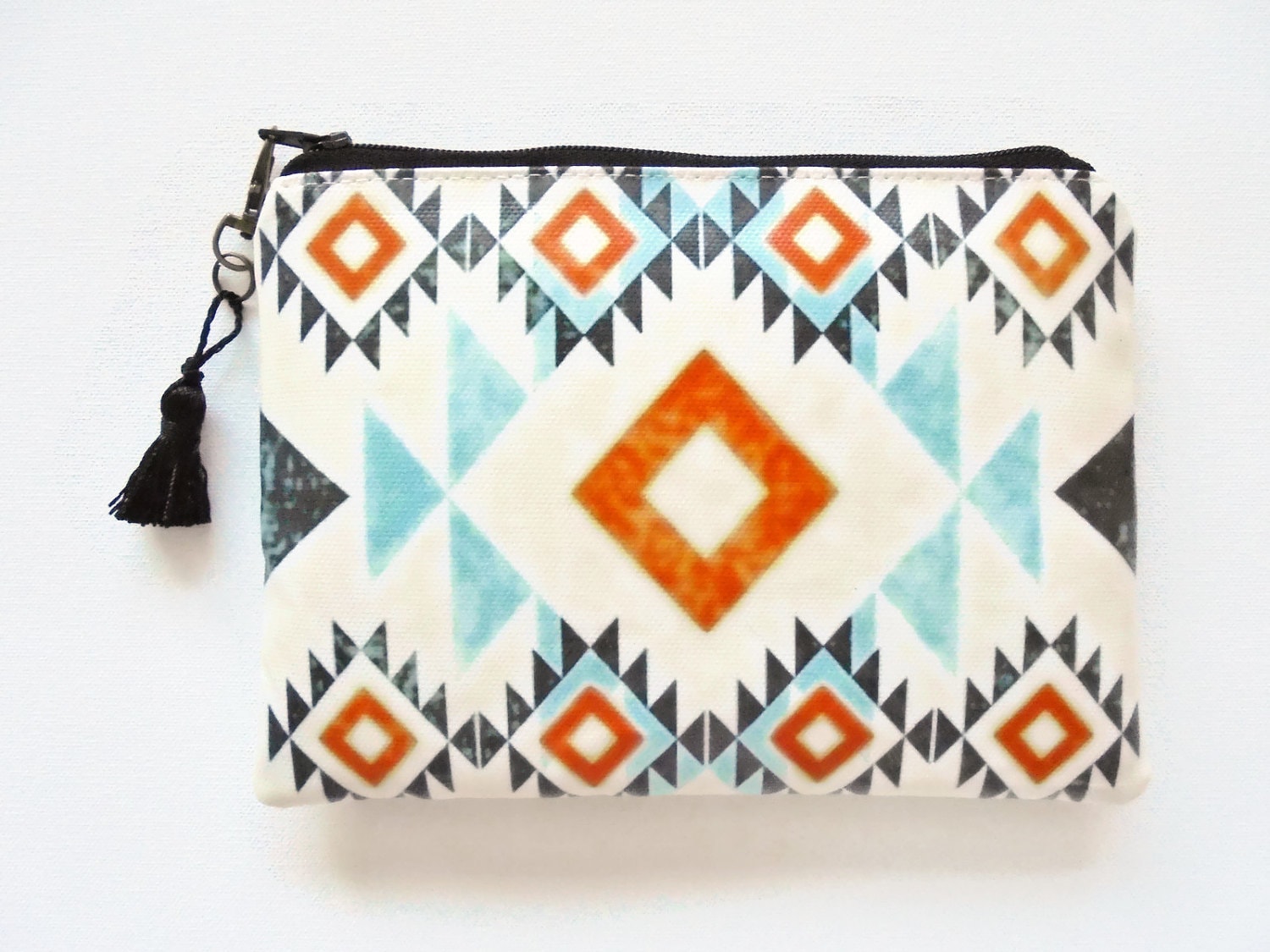 Portemonnaie Aus Kunstleder Schmale Geldbörse Mit Muster von JiggleMaWiggle