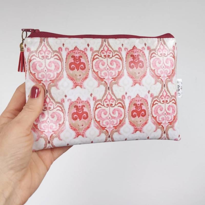 Ikat Vegan Leder Geldbörse Wasserdichte Reise Geldbörse von JiggleMaWiggle