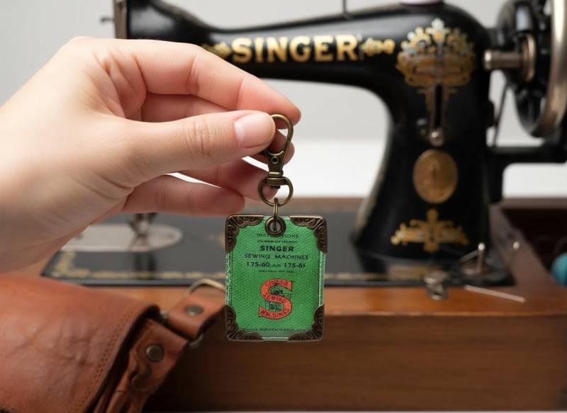 Sänger Federgewicht Schlüsselanhänger Taschenanhänger, Taschenanhänger von JiggleMaWiggle