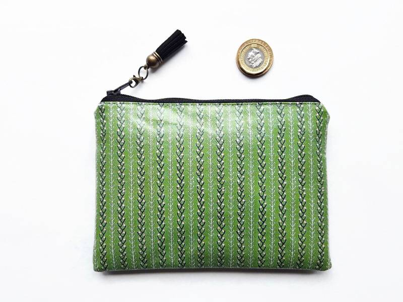 Vegan Kunstleder Geldbörse Schmaler Geldbeutel von JiggleMaWiggle