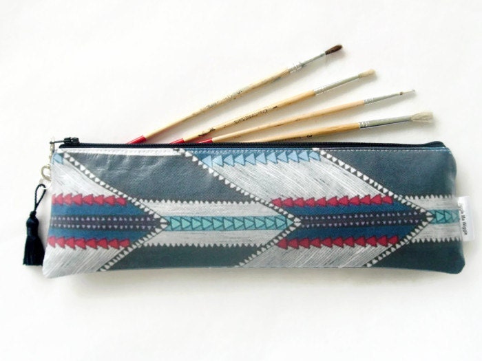 Vegan Kunstleder Bleistift Tasche Umweltfreundliche Schreibwaren Tasche Vegan Kunstleder Bleistift Tasche Umweltfreundliche Schreibwaren Tasche von JiggleMaWiggle