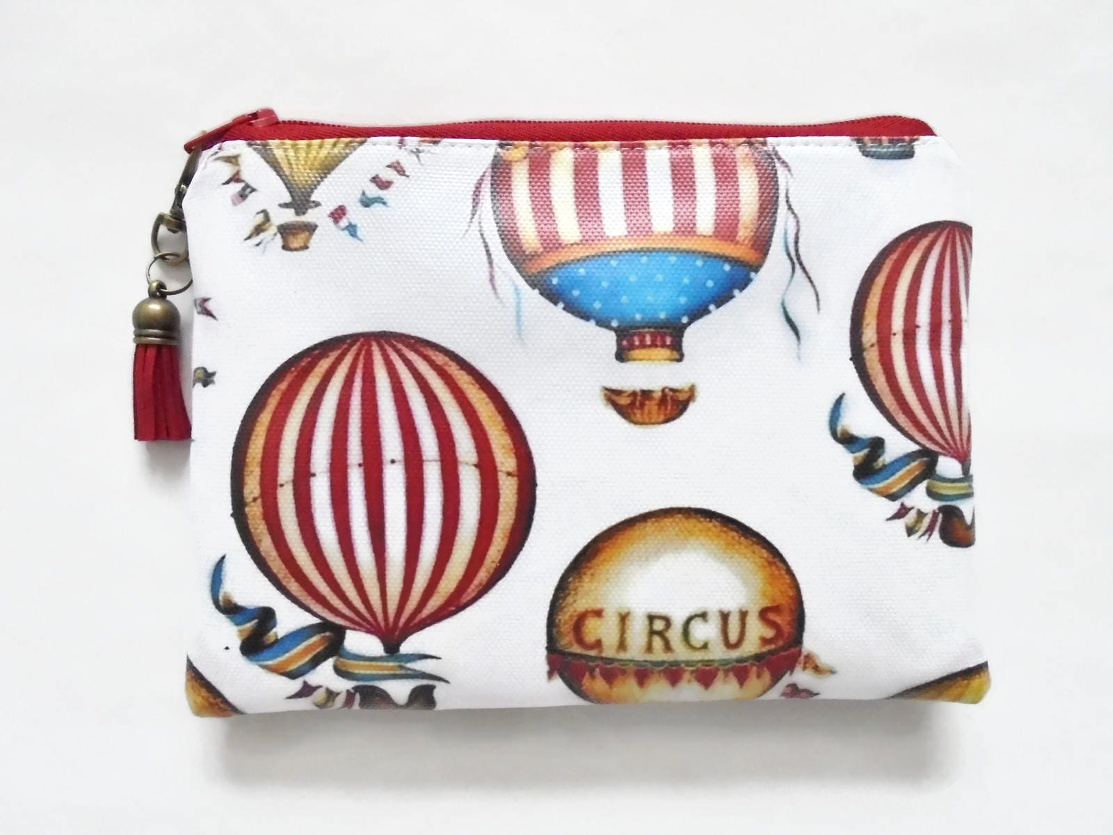 Veganes Portemonnaie Aus Kunstleder Zirkus Ballon Print Geldbörse von JiggleMaWiggle