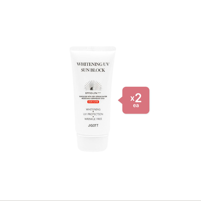 JIGOTT - Whitening UV Sun Block SPF 50+/PA+++ (2ea) Set von Jigott