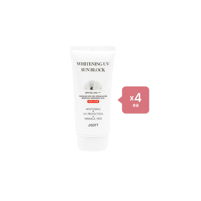 JIGOTT - Whitening UV Sun Block SPF 50+/PA+++ (4ea) Set von Jigott