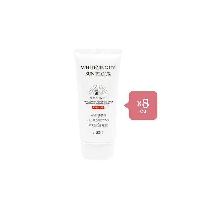JIGOTT - Whitening UV Sun Block SPF 50+/PA+++ (8ea) Set von Jigott