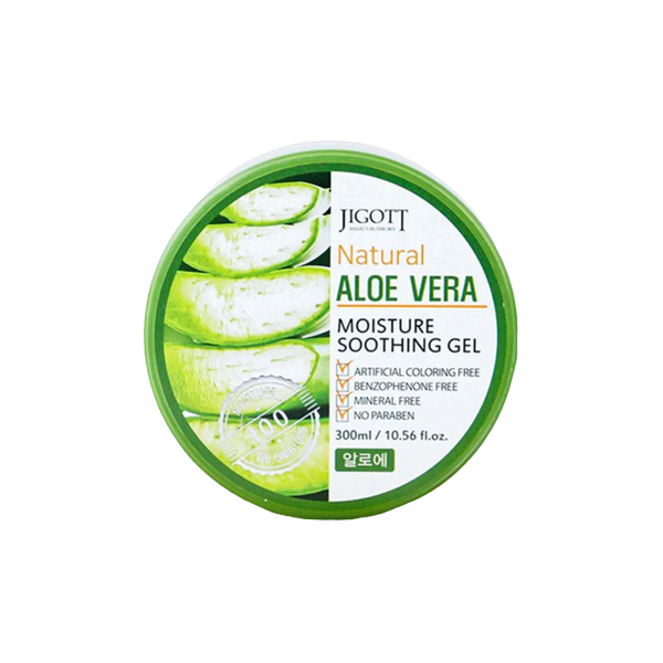Jigott - Natural Aloe Vera Moisture Soothing Gel - 300ml Jigott - Natural Aloe Vera Moisture Soothing Gel - 300ml von Jigott