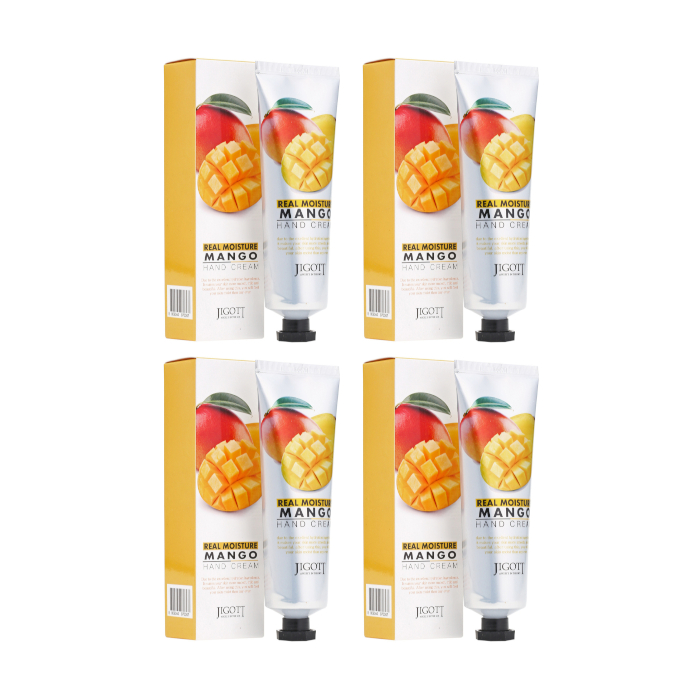 Jigott - Real Moisture Hand Cream - Mango - 100ml (4ea) Set von Jigott