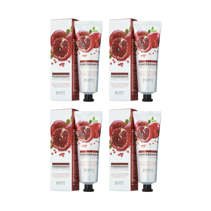 Jigott - Real Moisture Hand Cream - Pomegranate - 100ml (4ea) Set von Jigott
