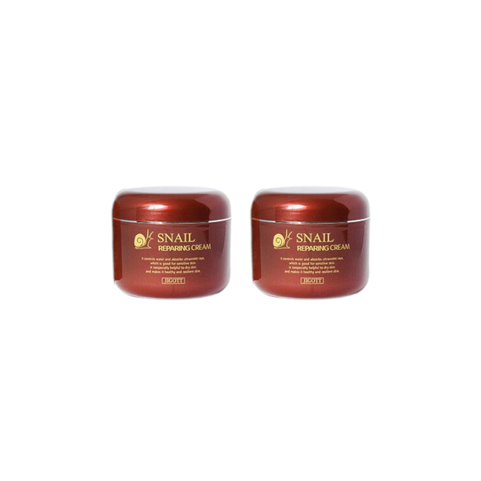 Jigott - Snail Repairing Cream - 100g (2ea) Set von Jigott