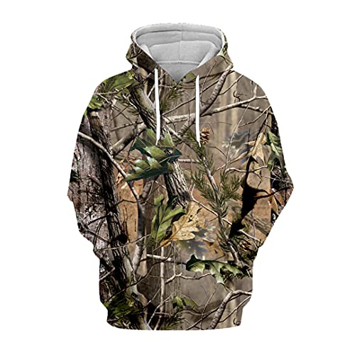 Jiheanyst Camouflage-3D-Digitaldruck Sweatshirt Angeln Camping Jagd Mäntel AS13 6XL von Jiheanyst