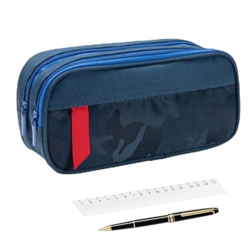 Jiimhte Großes Fassungsvermögen Bleistift Etui | Stift Organizer Tasche | Doppelt Reißverschluss Schlampermäppchen für Teenager Reisende Studenten Lehrer Büro Klasse Kunstunterricht Jiimhte Großes Fassungsvermögen Bleistift Etui | Stift Organizer Tasche | Doppelt Reißverschluss Schlampermäppchen für Teenager Reisende Studenten Lehrer Büro Klasse Kunstunterricht von Jiimhte