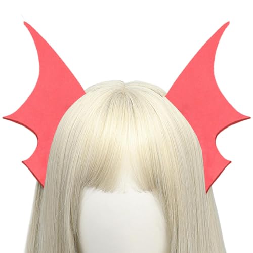 Jiimhte Halloween Fledermausohren Haarnadel,Cartoon Kopfschmuck - Cartoon Ohr Haarnadel Damen,Realistische Fledermausohr-Design-Cosplay-Dekoration für Bühnenshows, von Jiimhte