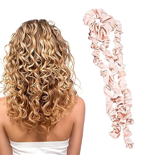 Heatless Curls Stirnband, DIY Lockenwickler-Krawatten, Hitzelose Locken, kein Hitze-Lockenwickler-Stirnband, Lockenwickler zum Schlafen, Haarschmuck für Frauen und Mädchen mit langem Haar Jikiaci von Jikiaci