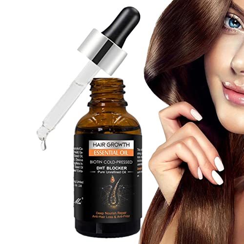 Ingweröl für Haare - 30 ml ätherisches Öl für natürliche Haardichte - Haarwachstumsseren für Männer und Frauen, nachwachsendes Haaröl für dickeres/glatzköpfiges/repariert Jikiaci von Jikiaci