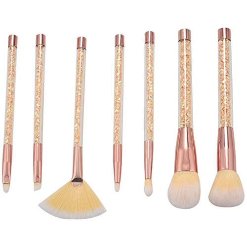 Jiklophg Make-up-Pinsel-Set mit Diamantgriff, Glitzer, 7-teilig, glänzende Grundierung, Verblenden, Power, Lidschatten, Kosmetik, Schönheit, Make-Up-Werkzeug-Set, Nr. 2 von Jiklophg