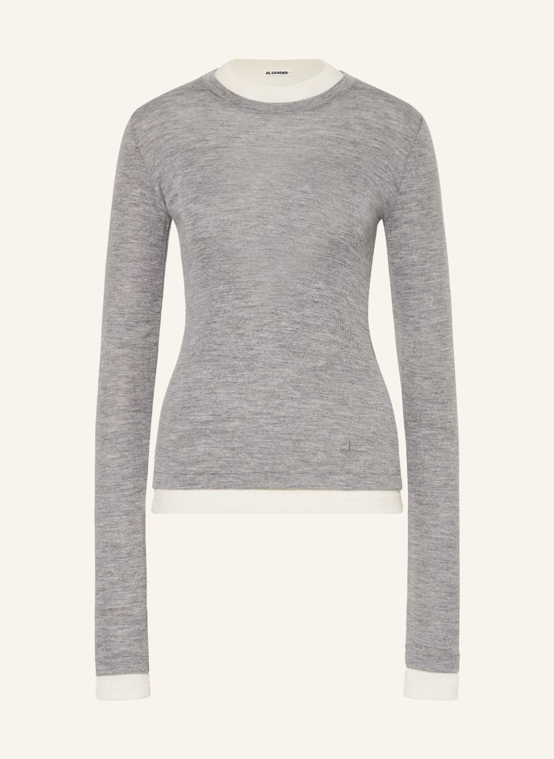Jil Sander 2er-Pack Longsleeves grau von Jil Sander