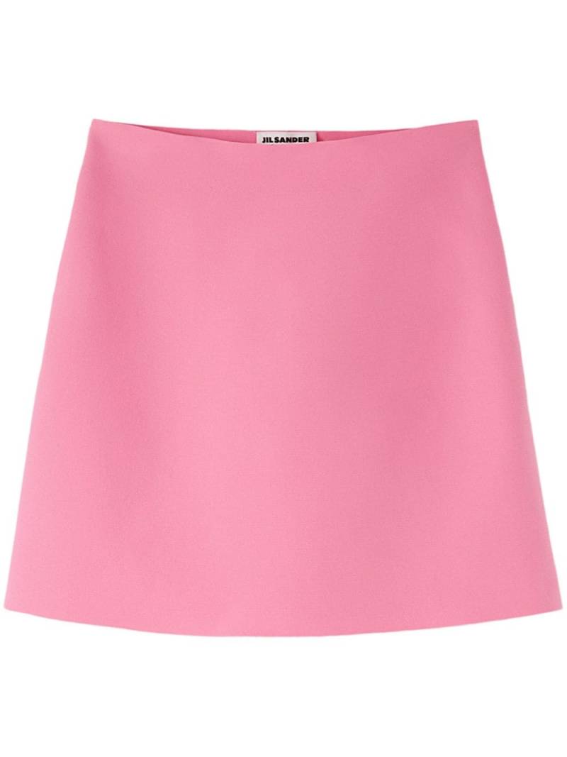 Jil Sander A-Linien-Maxirock mit hohem Bund - Rosa von Jil Sander