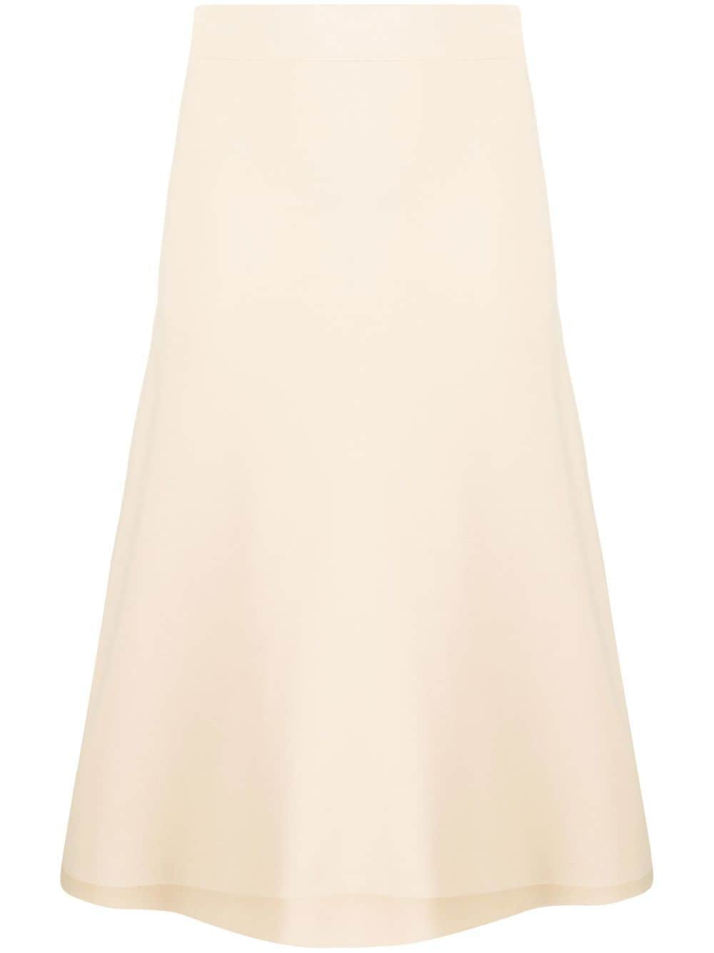 Jil Sander Asymmetrischer Midirock - Nude von Jil Sander