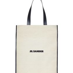 Jil Sander Beige Canvas Schultertasche von Jil Sander