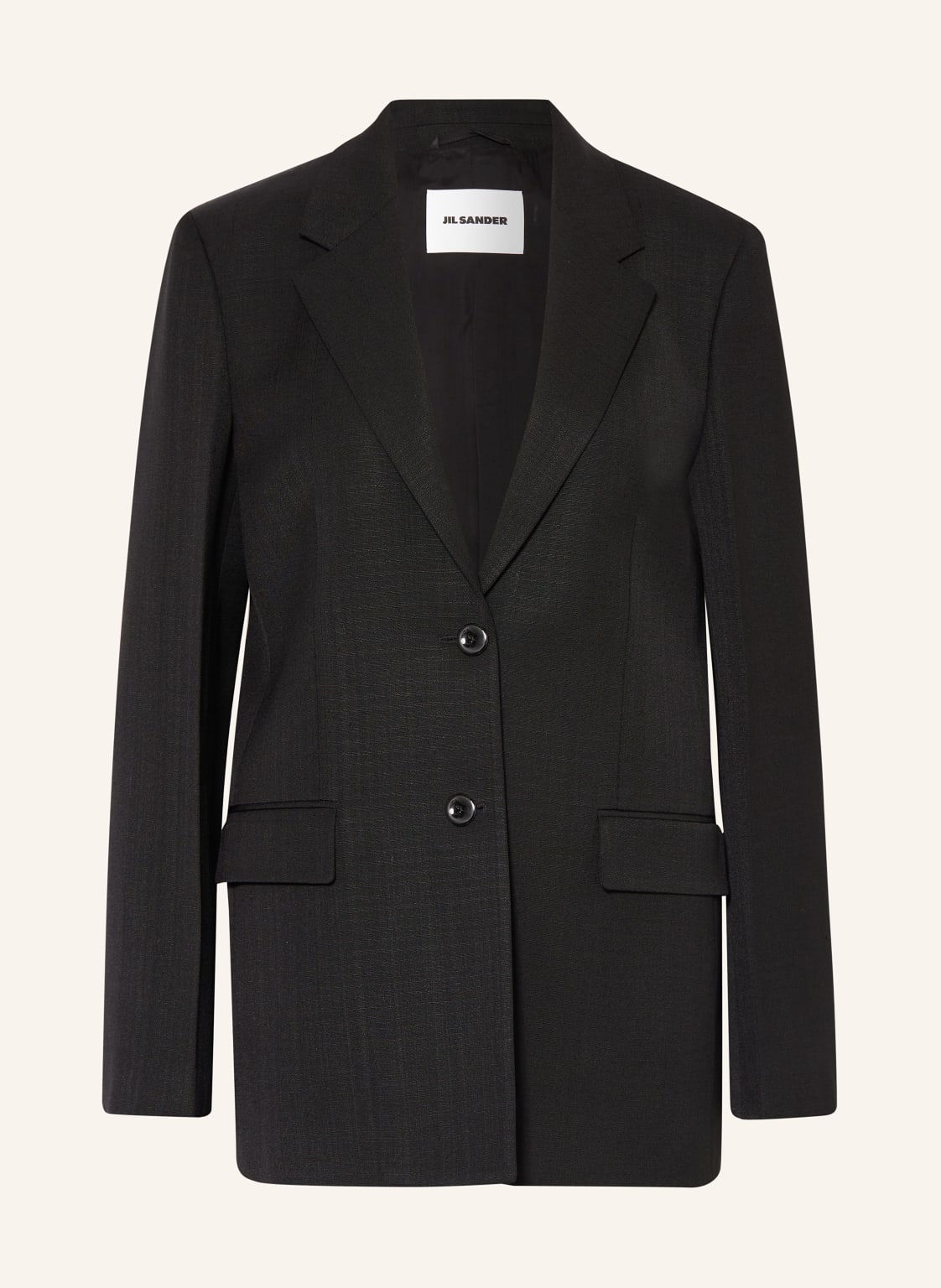 Jil Sander Blazer Mit Seide schwarz von Jil Sander