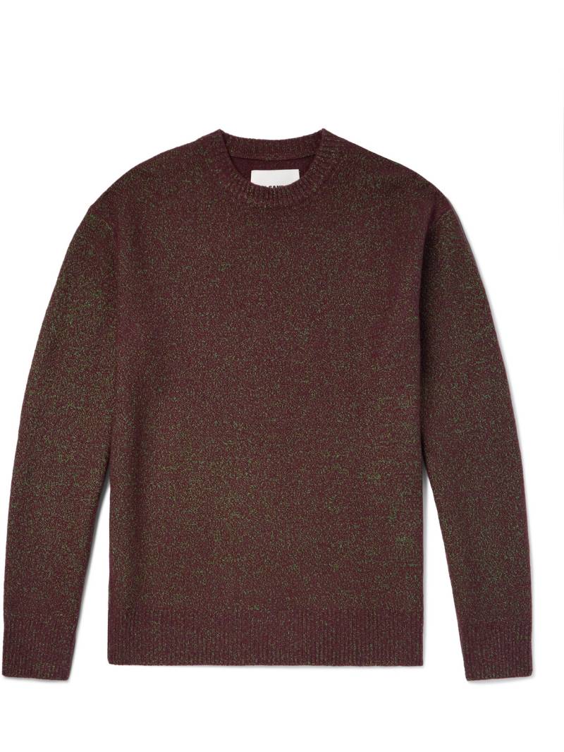 Jil Sander - Boiled Wool-Blend Sweater - Men - Brown - IT 52 von Jil Sander