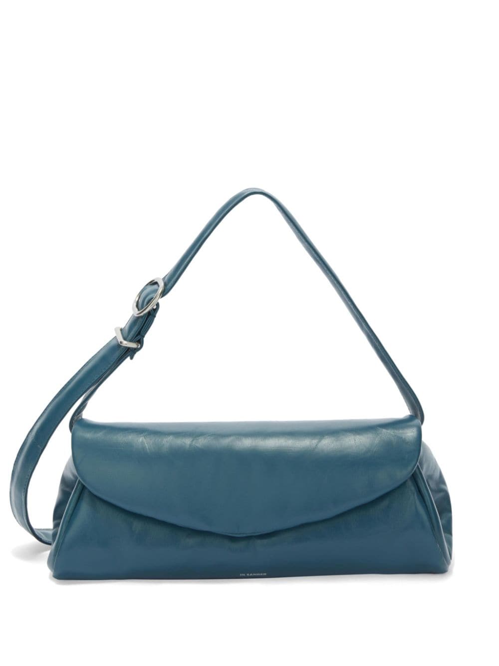 Jil Sander Cannolo Grande Schultertasche - Blau von Jil Sander