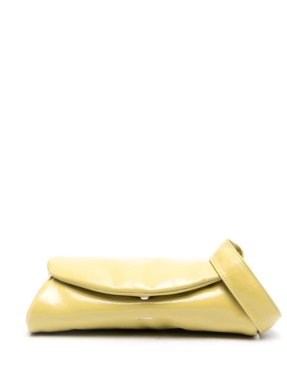 Jil Sander Cannolo Grande Schultertasche - Gelb von Jil Sander