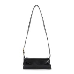 Jil Sander Cannolo Mini-handtasche Aus Schwarzem Leder von Jil Sander