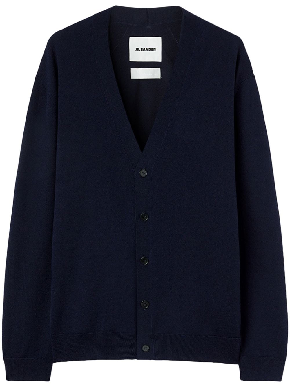 Jil Sander Cardigan mit V-Ausschnitt - Blau von Jil Sander