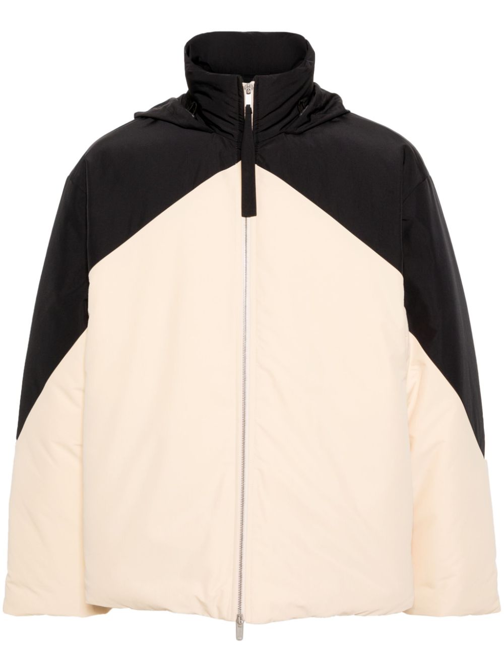 Jil Sander Daunenjacke in Colour-Block-Optik - Nude von Jil Sander