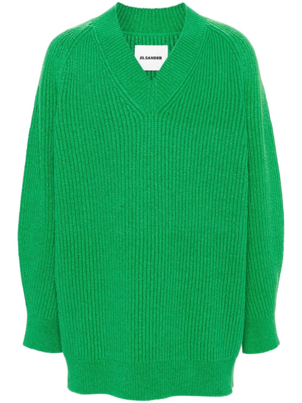 Jil Sander Gerippter Strickpullover - Grün von Jil Sander