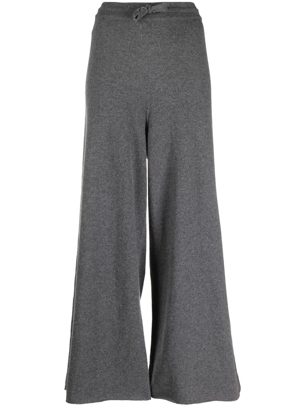 Jil Sander Gestrickte Hose mit weitem Bein - Grau von Jil Sander