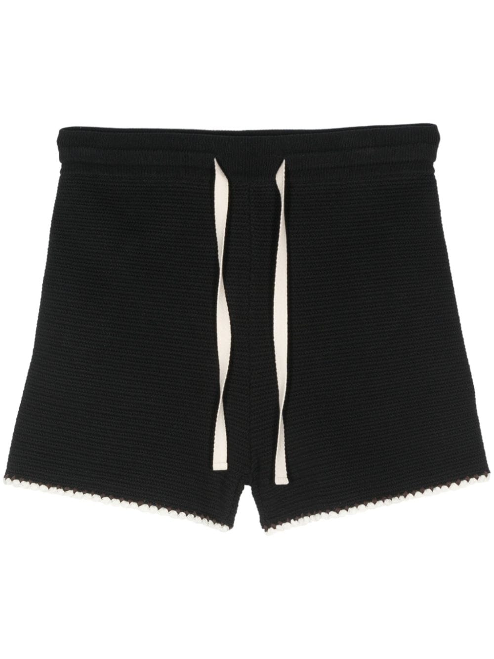 Jil Sander Gestrickte Shorts - Schwarz von Jil Sander