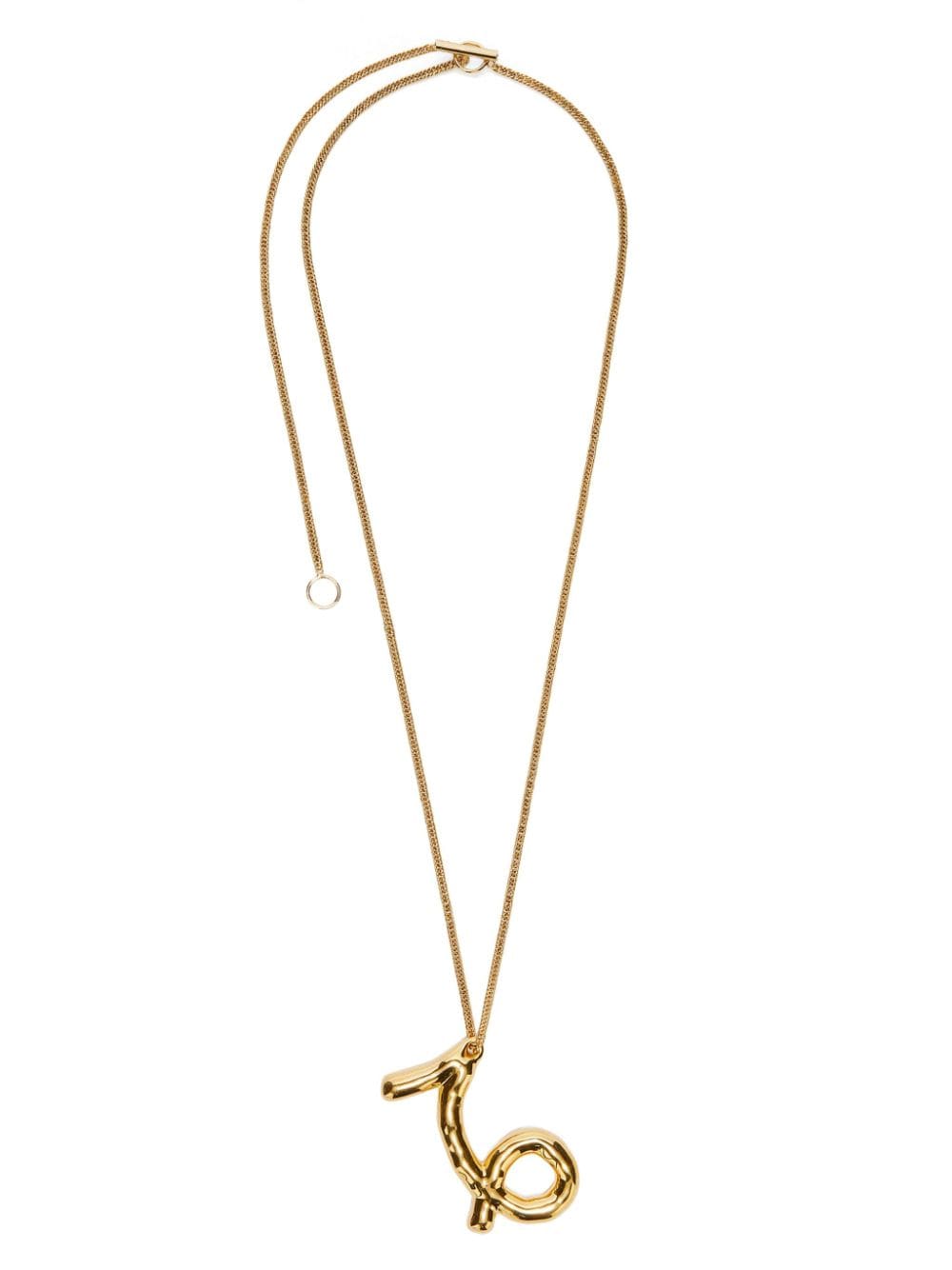 Jil Sander Halskette mit Sternzeichen-Anhänger - Gold von Jil Sander