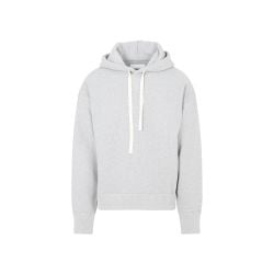 Jil Sander Herren Kapuzenpullover Grau Aus Baumwolle-kaschmir J22gu0102 von Jil Sander