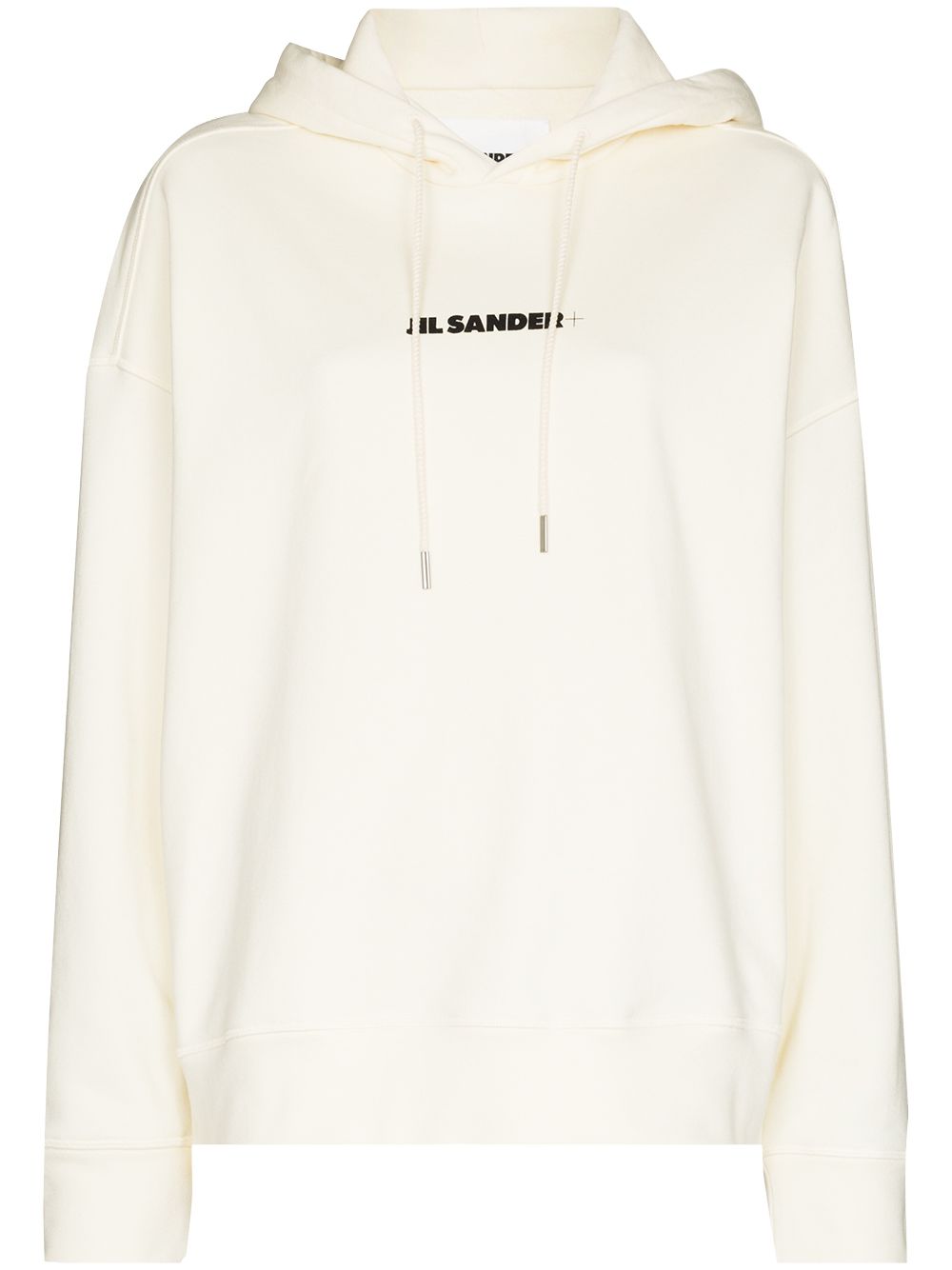 Jil Sander Hoodie mit Logo-Print - Weiß von Jil Sander