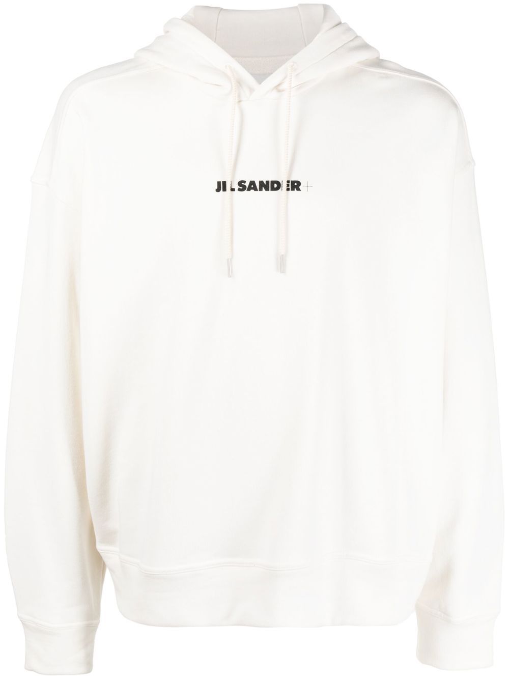 Jil Sander Hoodie mit Logo-Print - Weiß von Jil Sander