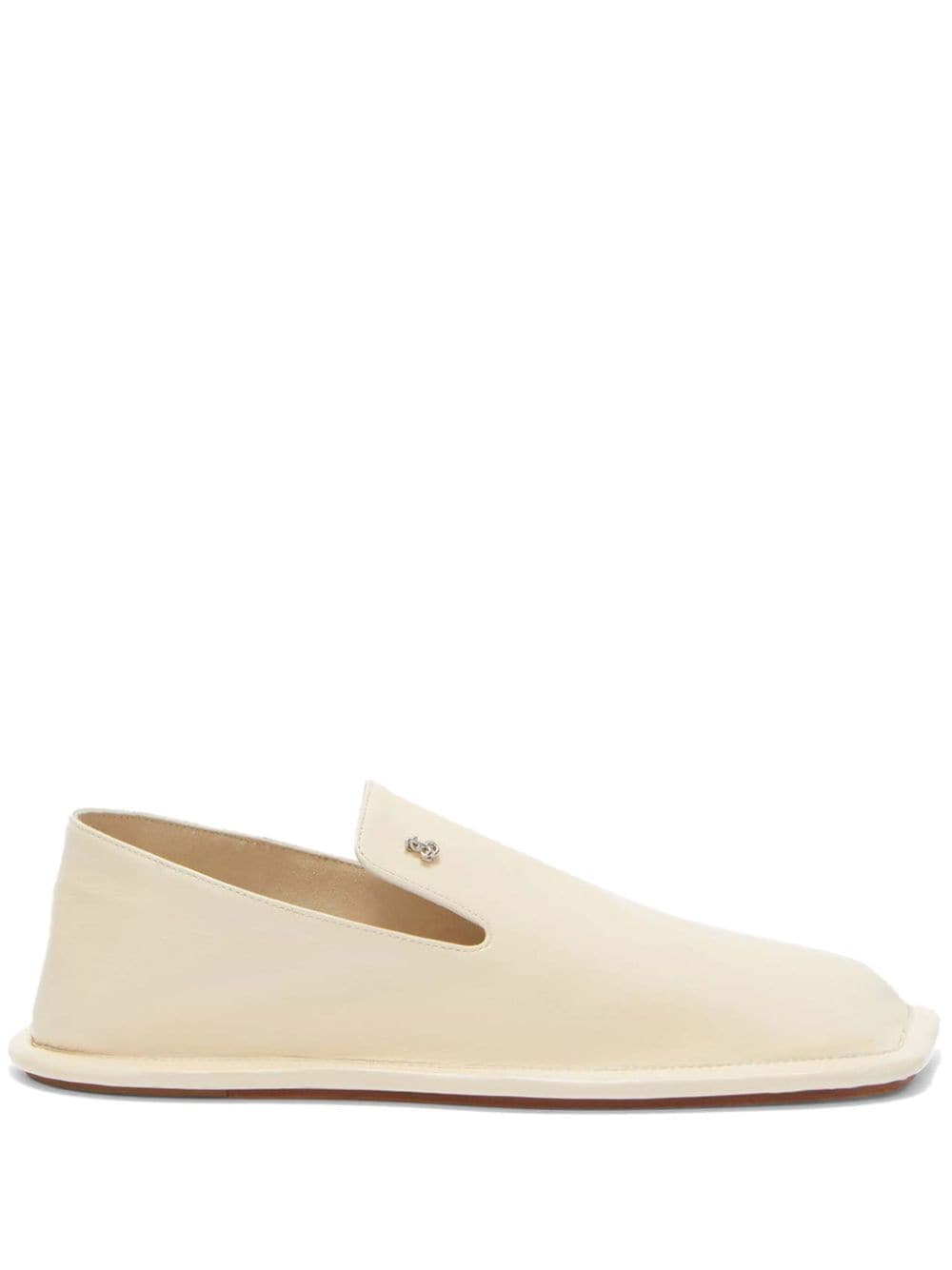 Jil Sander Loafer mit eckiger Kappe - Nude von Jil Sander