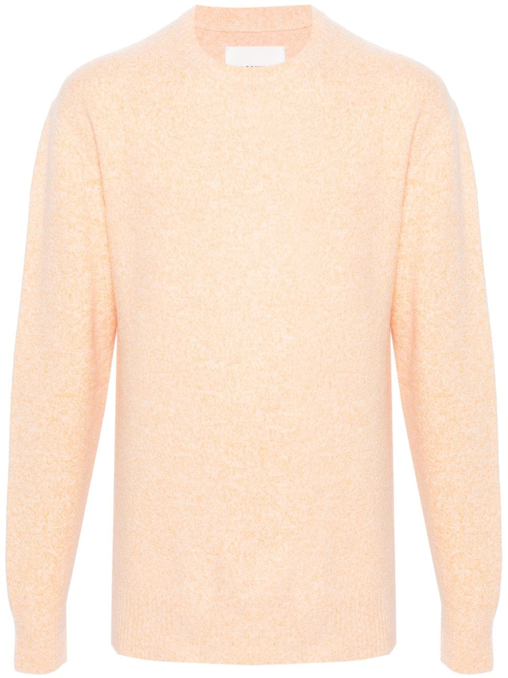 Jil Sander Melierter Pullover mit rundem Ausschnitt - Orange von Jil Sander