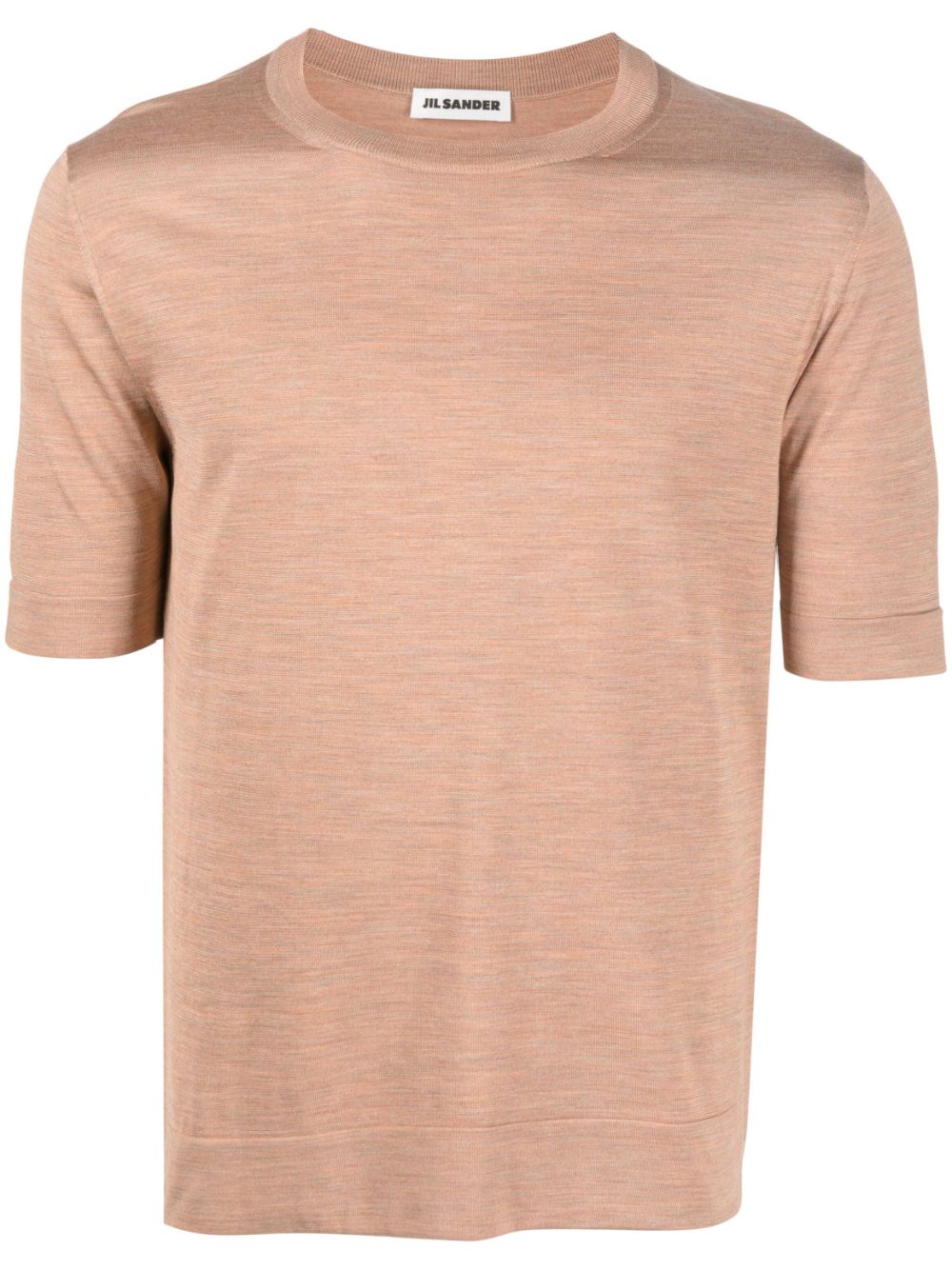 Jil Sander Meliertes T-Shirt aus Seide - Nude von Jil Sander