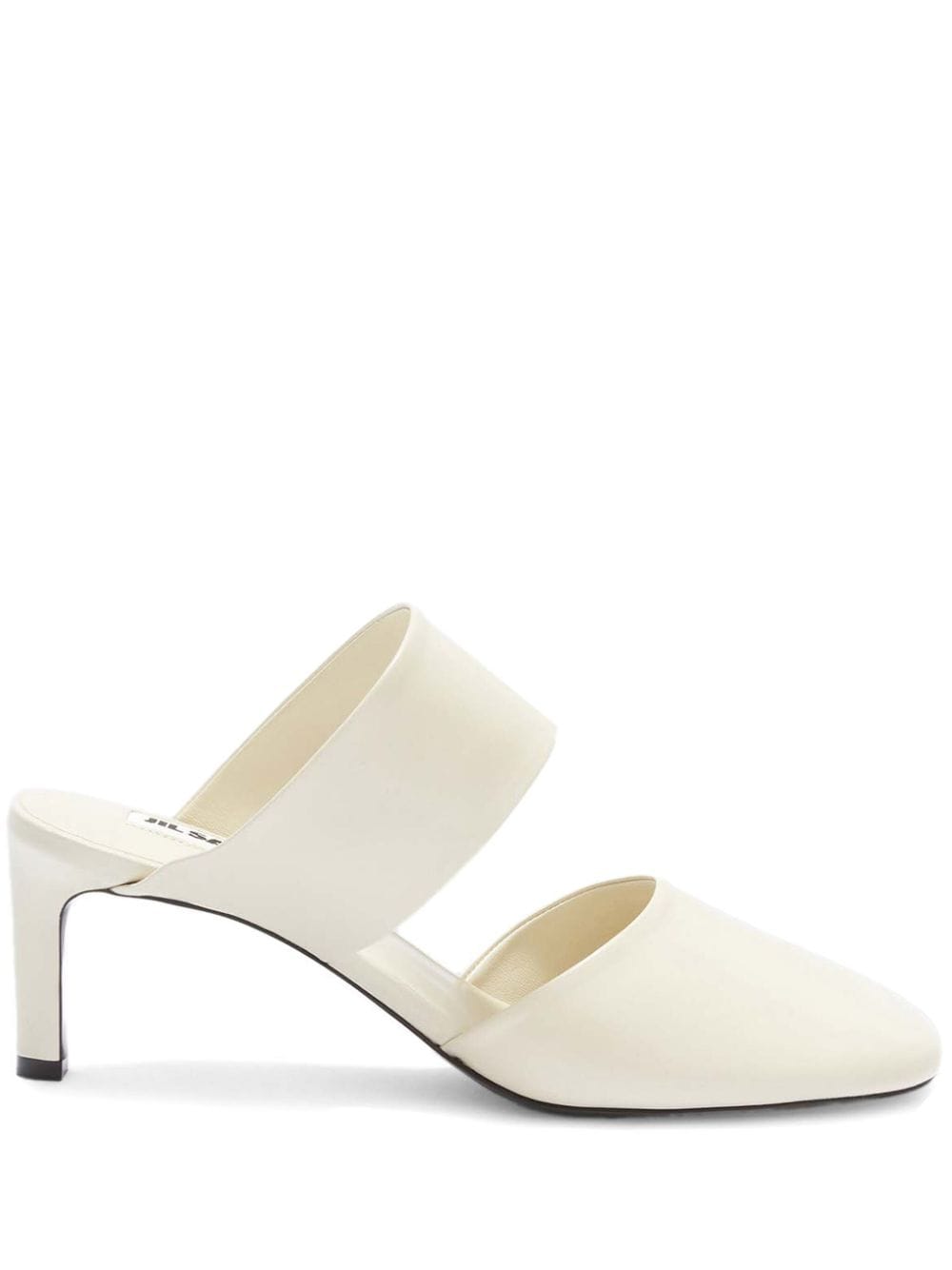 Jil Sander Mules mit mandelförmiger Kappe - Weiß von Jil Sander