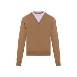 Jil Sander Nude Pullover Mit Doppelkragen Aus Wollmischung von Jil Sander