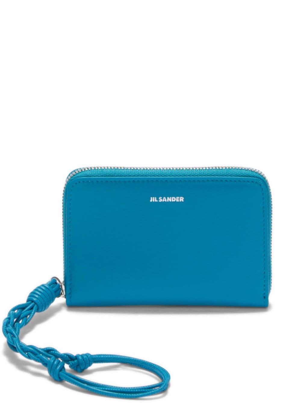 Jil Sander Portemonnaie mit Logo-Stempel - Blau von Jil Sander